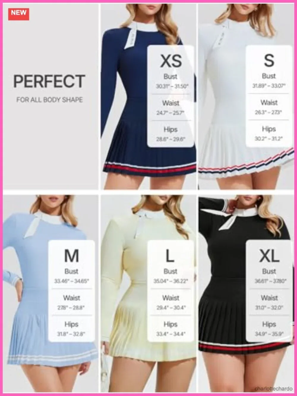 2 Piece Tennis Skirt Set Golf Outfit Zip Back Top Pleated Skort with Pockets
